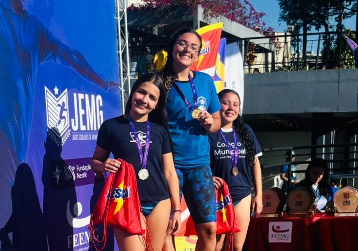 Atletismo, natação e judô rendem medalhas nos Jogos Escolares